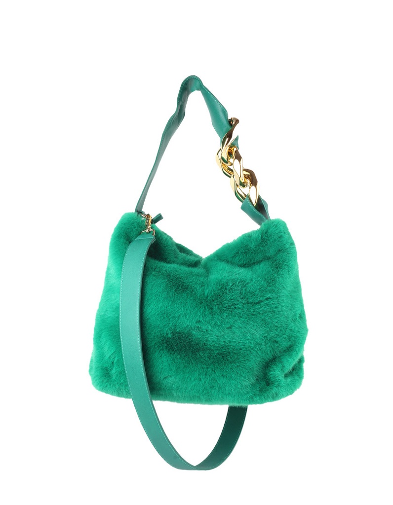 Cross body tas faux fur | 10317