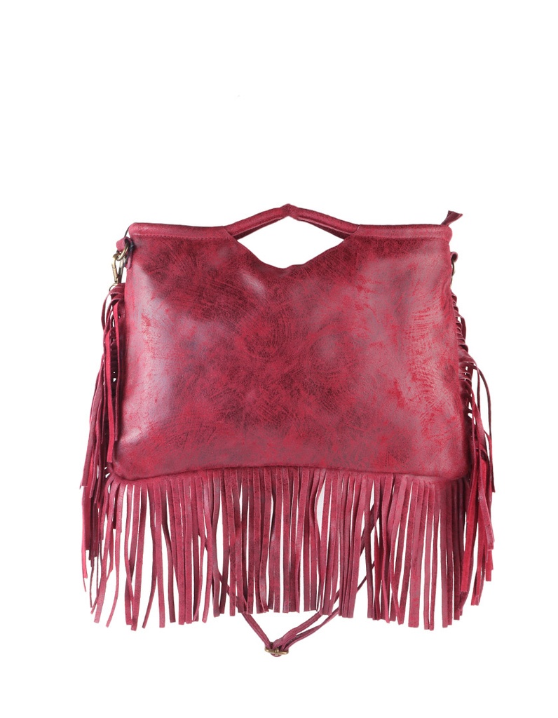 Lederen handtas | Suede | 552427