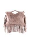 Lederen handtas | Suede | 552427