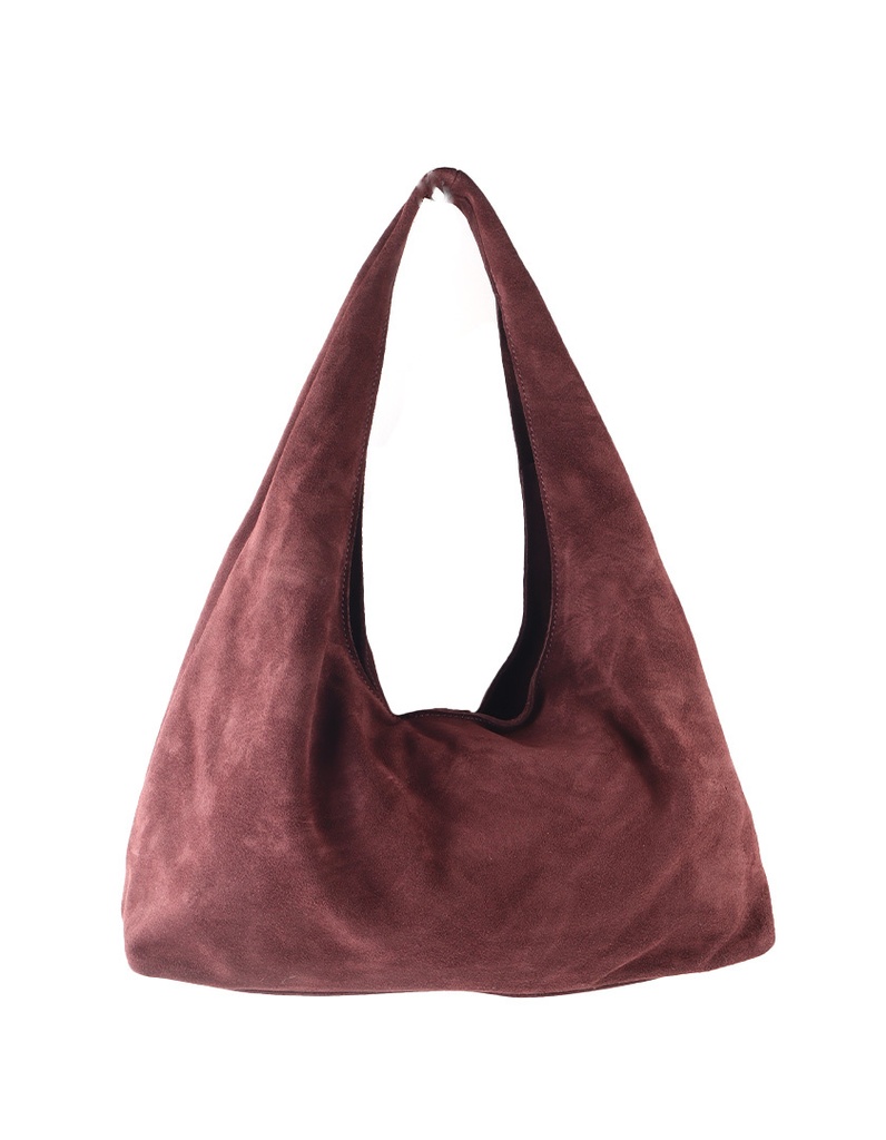 Lederen schoudertas | Suede | 552422
