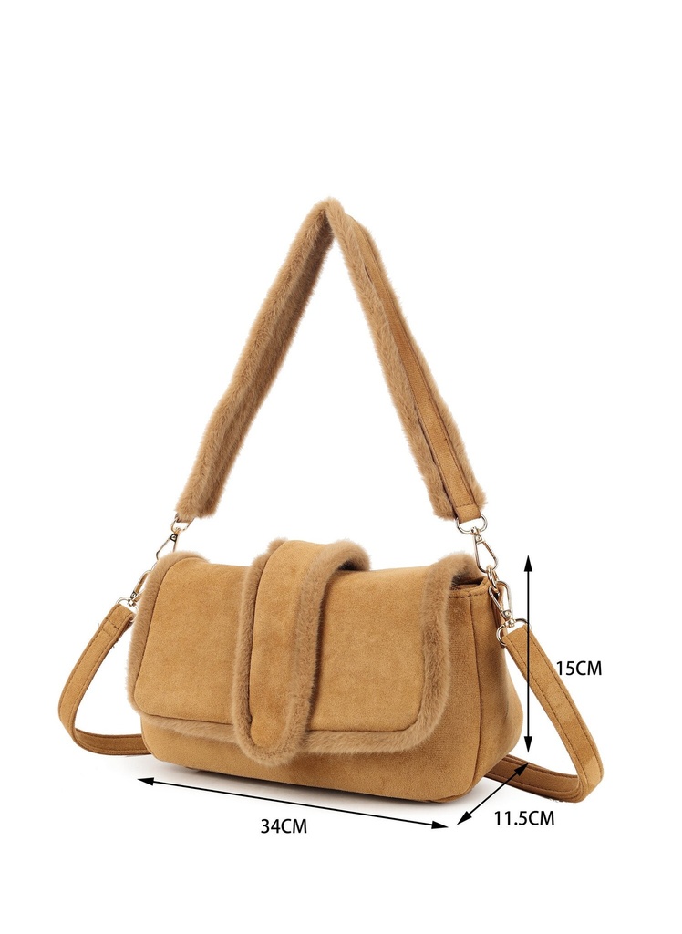 Kunst suede schoudertas | 70133