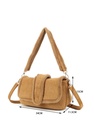 Kunst suede schoudertas | 70133