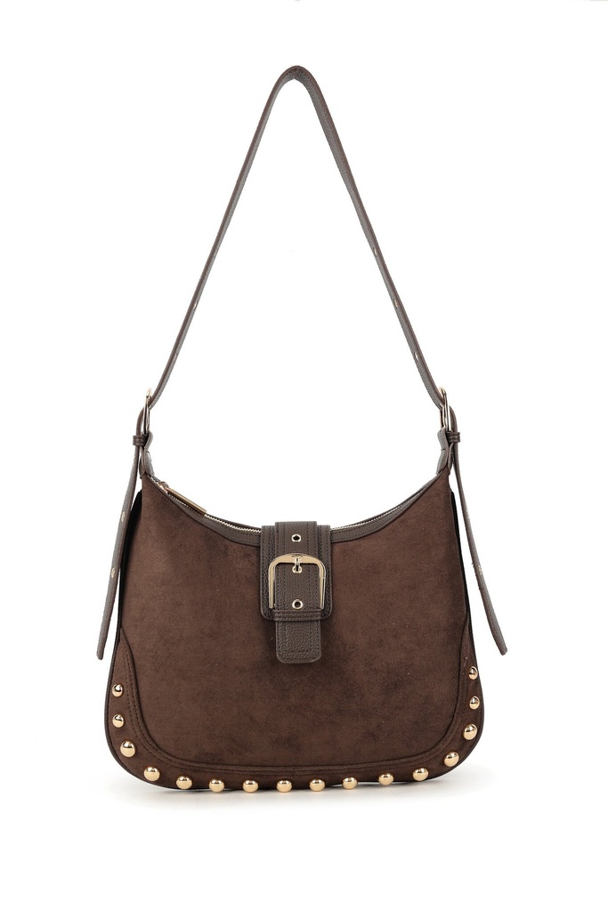 Kunst suede schoudertas | 70131