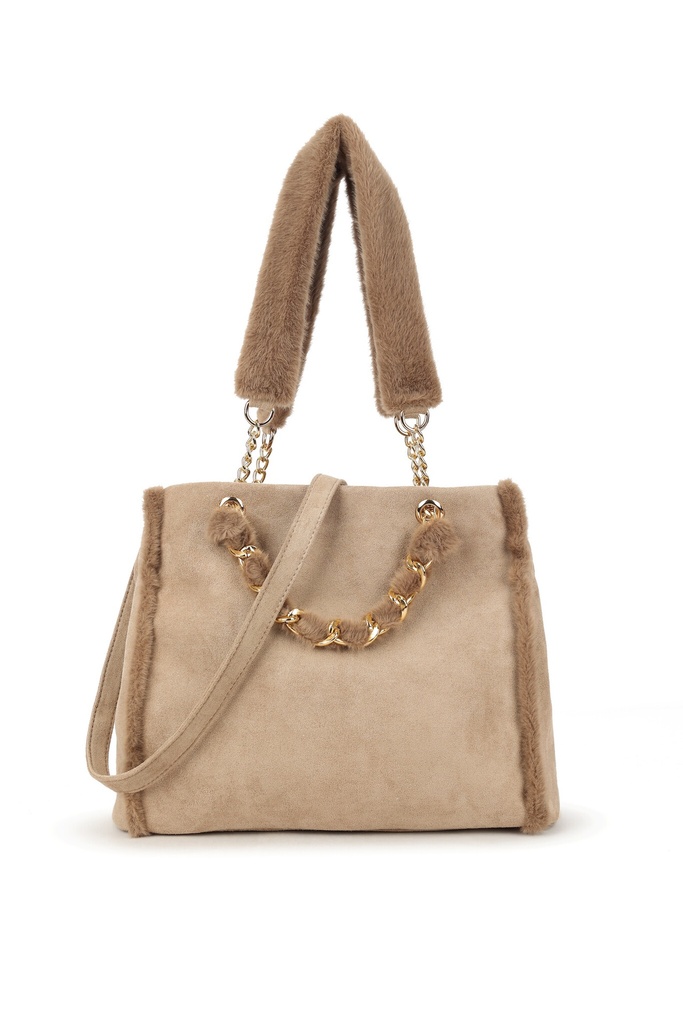 Kunst suede schoudertas | 70135