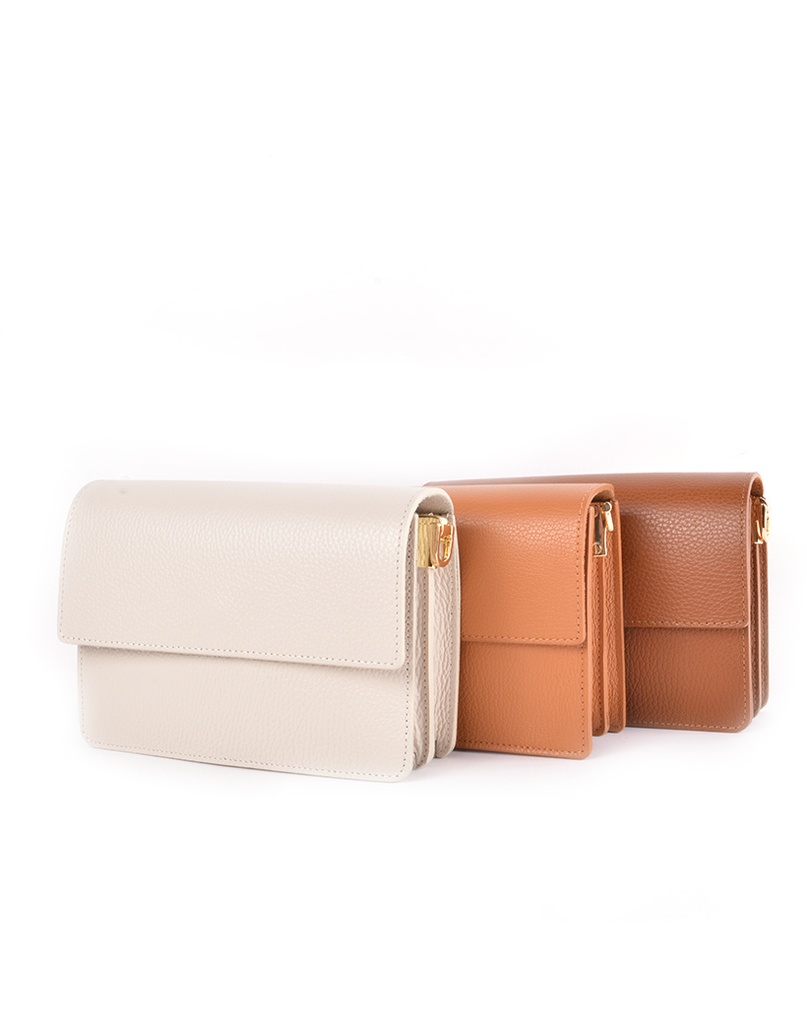 Lederen schoudertas | FW25 | 900050