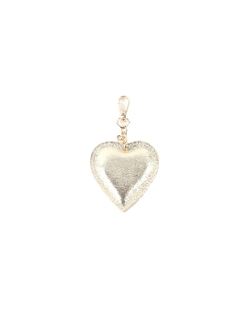 Sleutelhanger | Metallic Hart | Leer XL | 2308