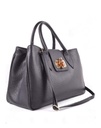 Lederen handtas | Effen | 552833