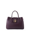 Lederen handtas | Effen | 552833