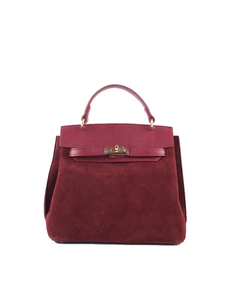 Suede handtas | 552493
