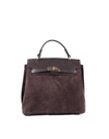Suede handtas | 552493