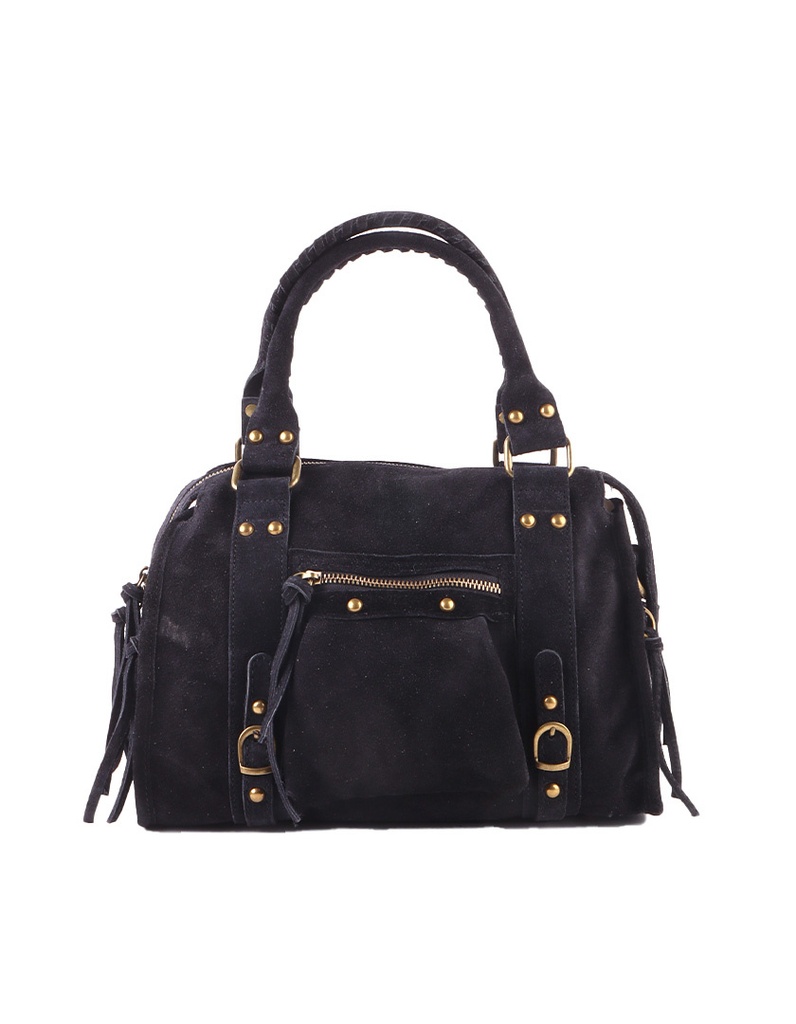 Suede handtas | 552412