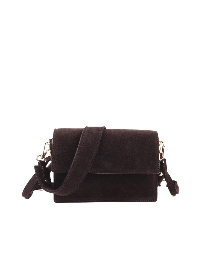 Lederen schoudertas | Suede | 552476