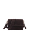 Lederen schoudertas | Suede | 552476