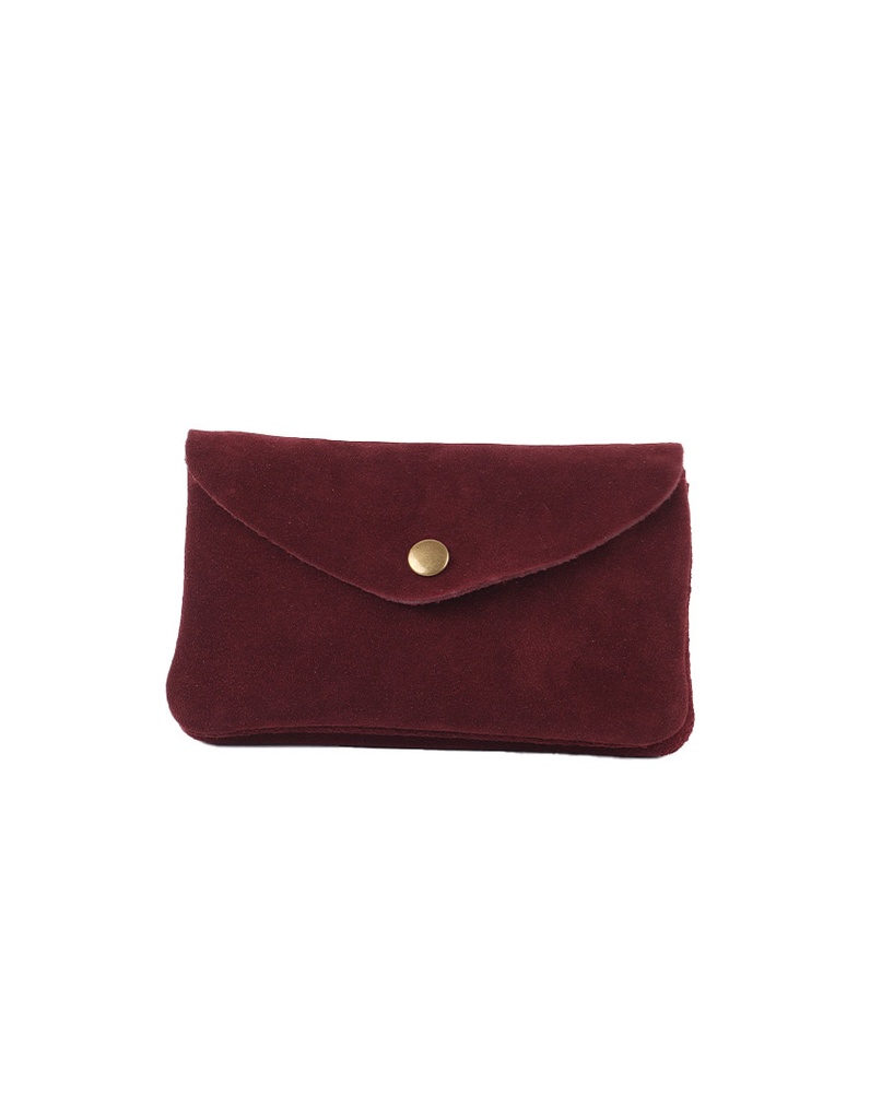 Lederen portemonnee | Suede | 559146