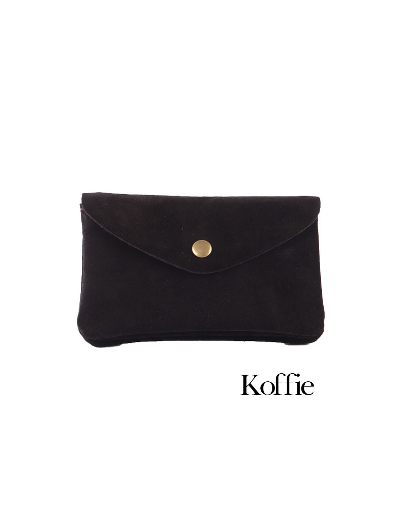 Lederen portemonnee | Suede | 559146