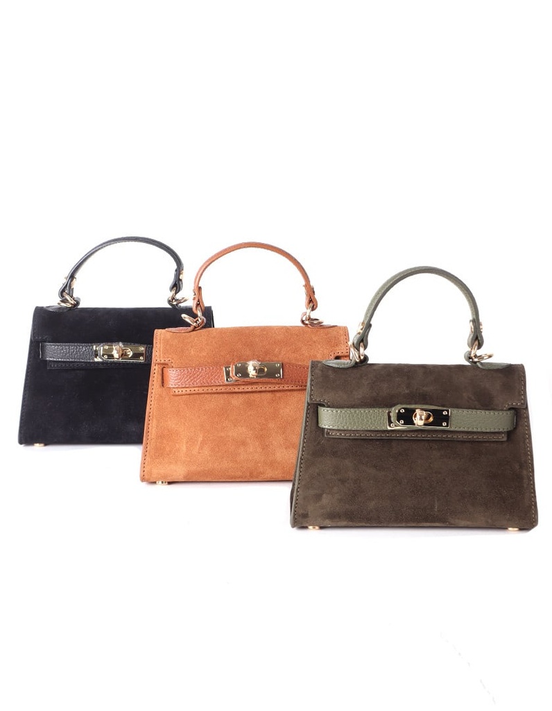 Lederen handtas | Suede | 5523920