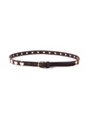 Lederen suede riem | Studs | 559060