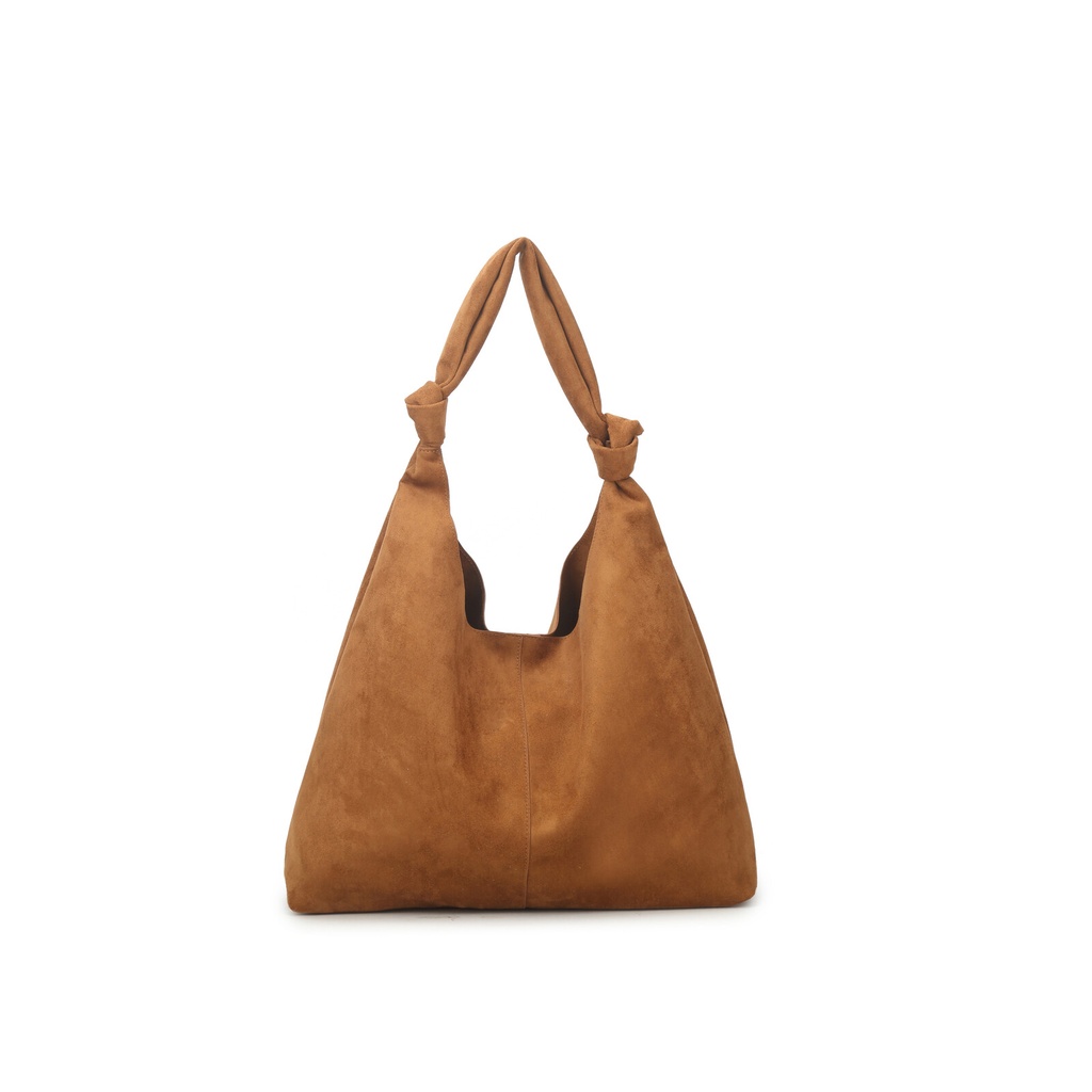 Kunstlederen suede schoudetas | 40092