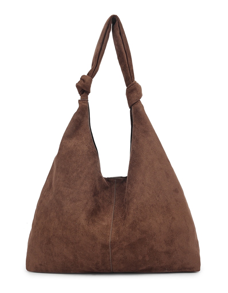 Kunstlederen suede schoudetas| 40092
