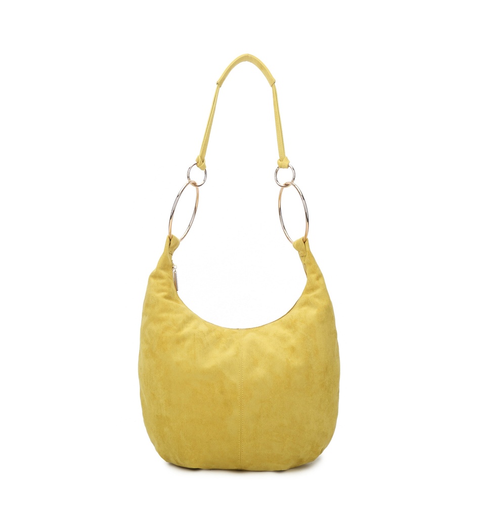Kunstlederen suede schoudetas | 40093