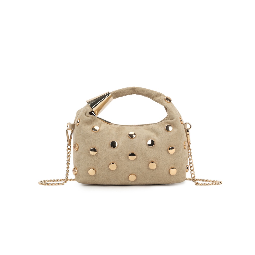 Kunstlederen suede schoudertas | 70145
