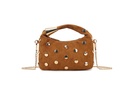 Kunstlederen suede schoudertas | 70145