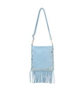 Kunstlederen suede schoudertas | 80166
