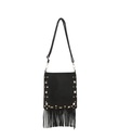 Kunstlederen suede schoudertas | 80166