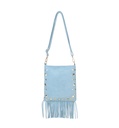 Kunstlederen suede schoudertas | 80166