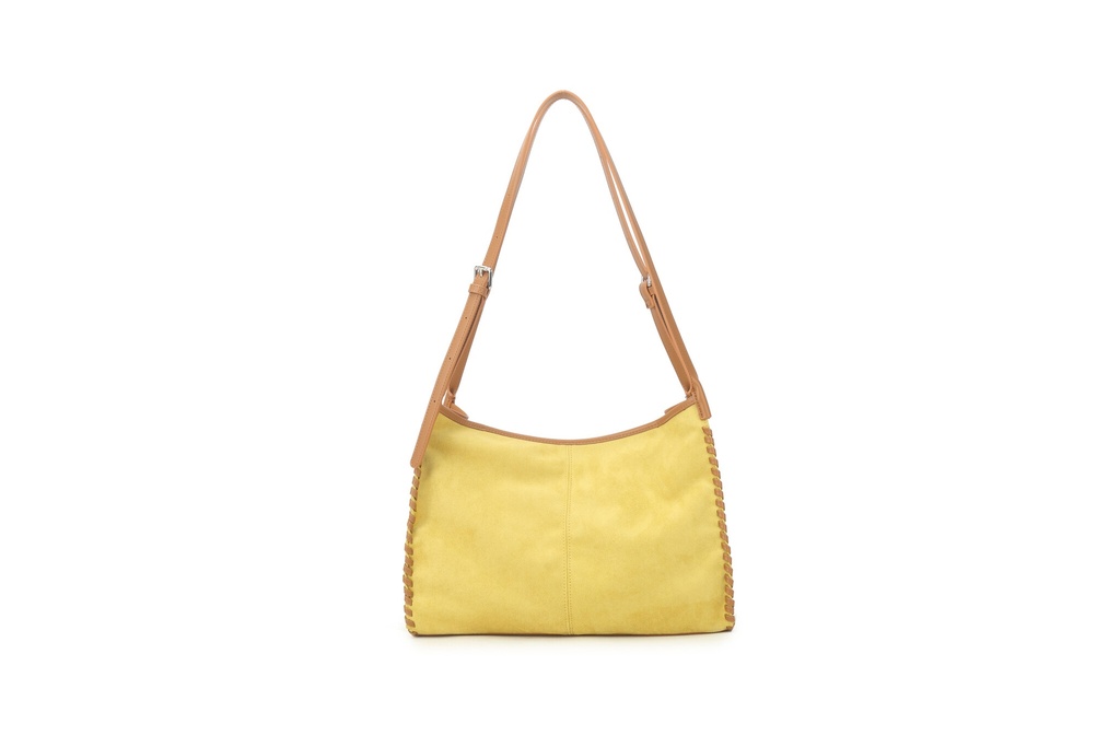 Kunstlederen suede schoudertas | 40091