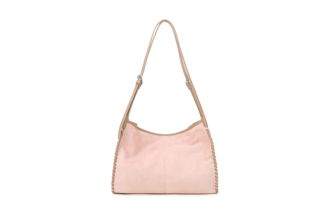 Kunstlederen suede schoudertas | 40091