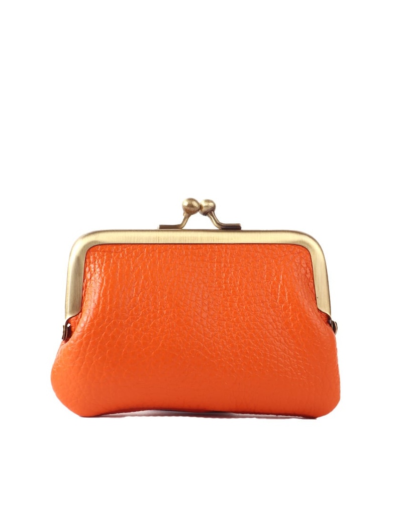 Lederen knip portemonnee | 559040