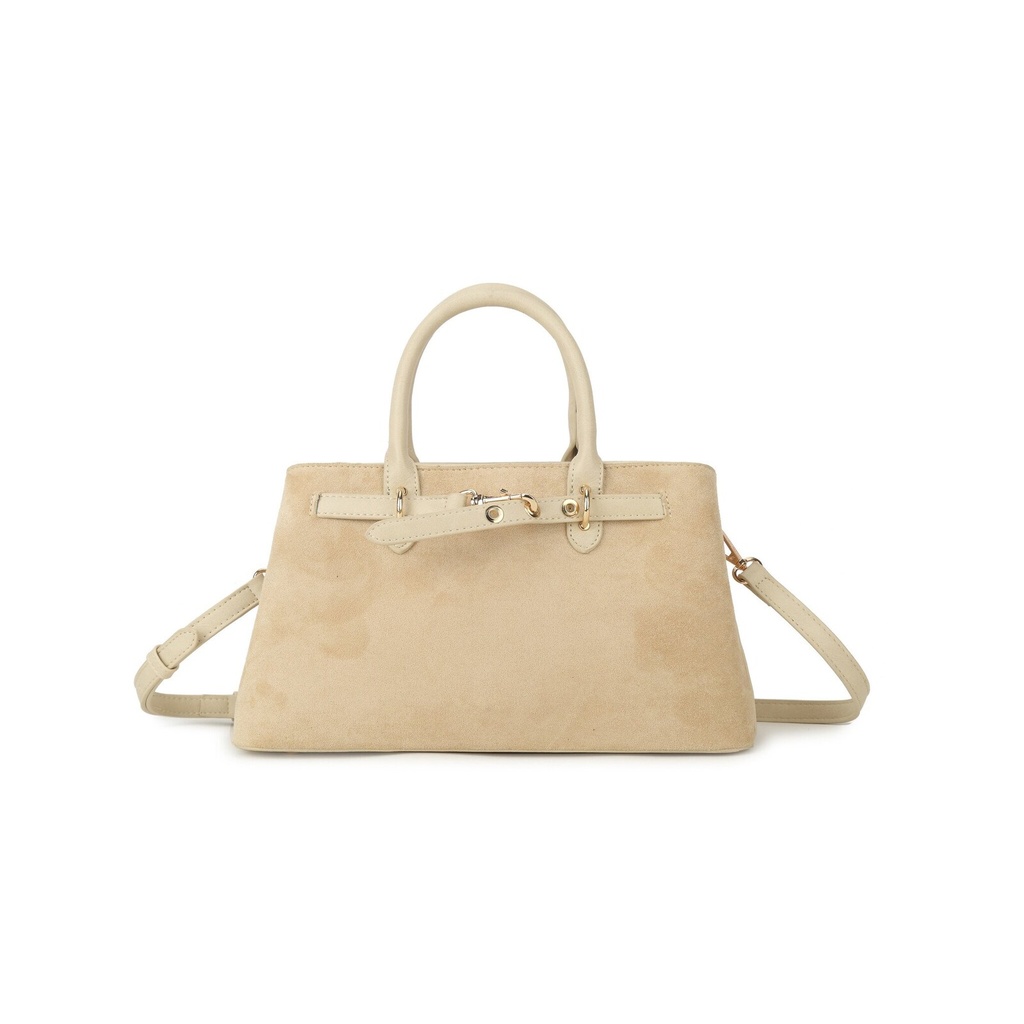Kunstlederen suede handtas | 80168