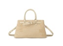 Kunstlederen suede handtas| 80168