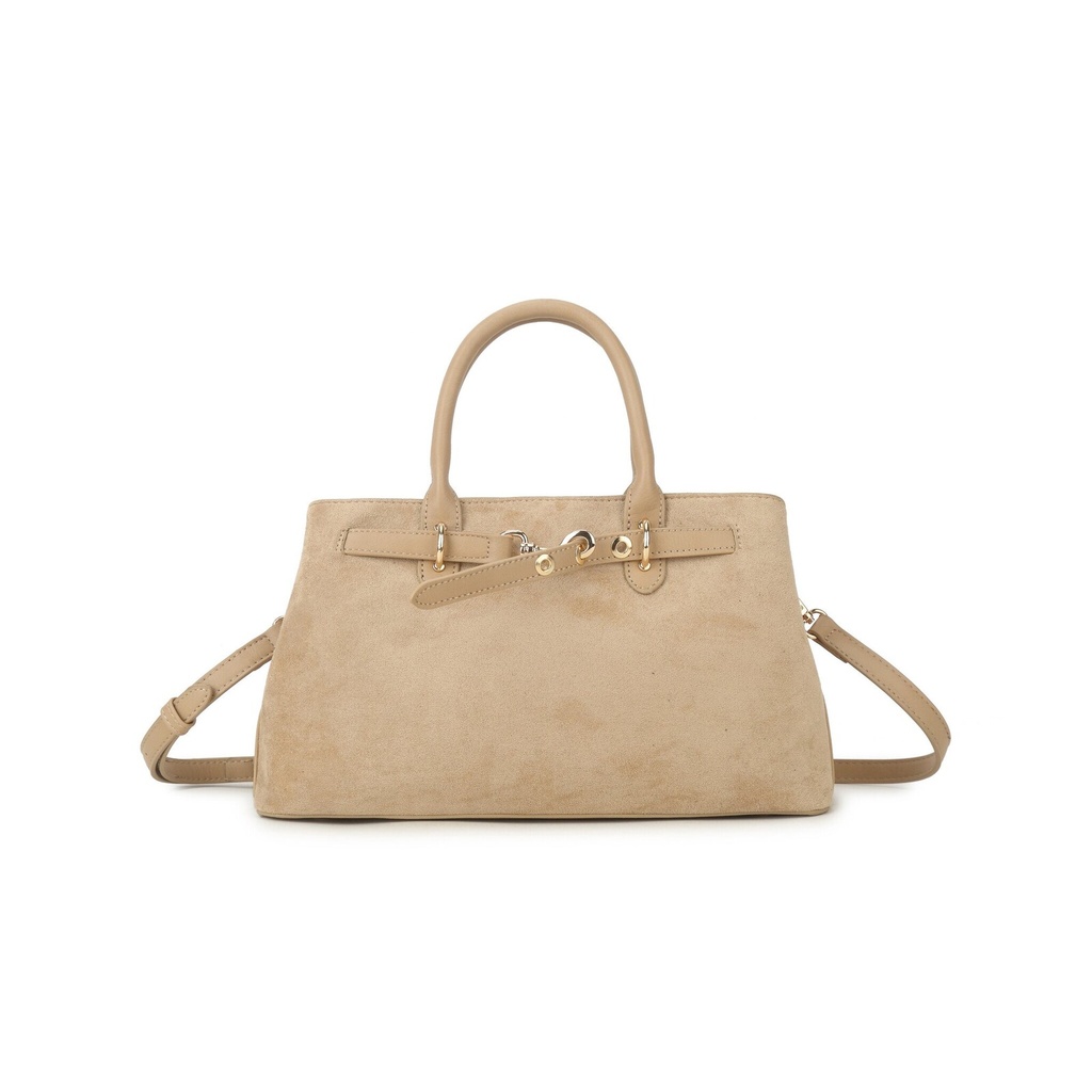 Kunstlederen suede handtas| 80168