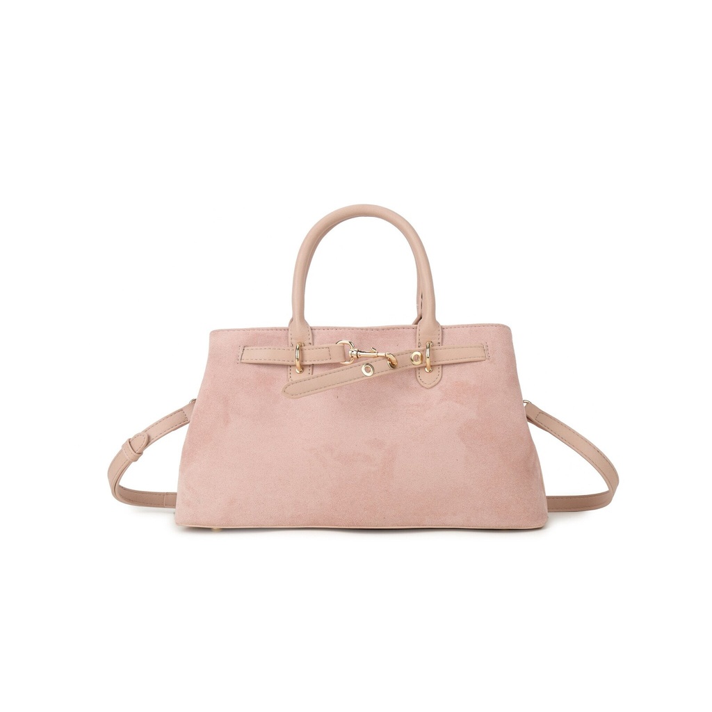 Kunstlederen suede handtas| 80168