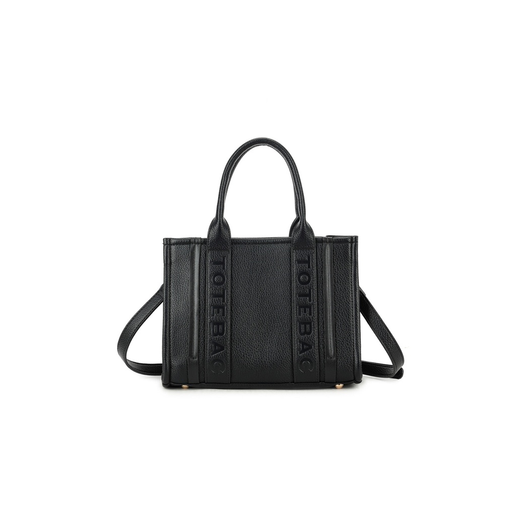 Kunstlederen handtas 'Tote Bag' | 40086 (Klein) (Zwart)
