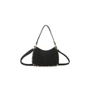 Kunstlederen suede schoudertas | 80165