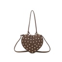 Kunstlederen suede  schourdetas| 80163