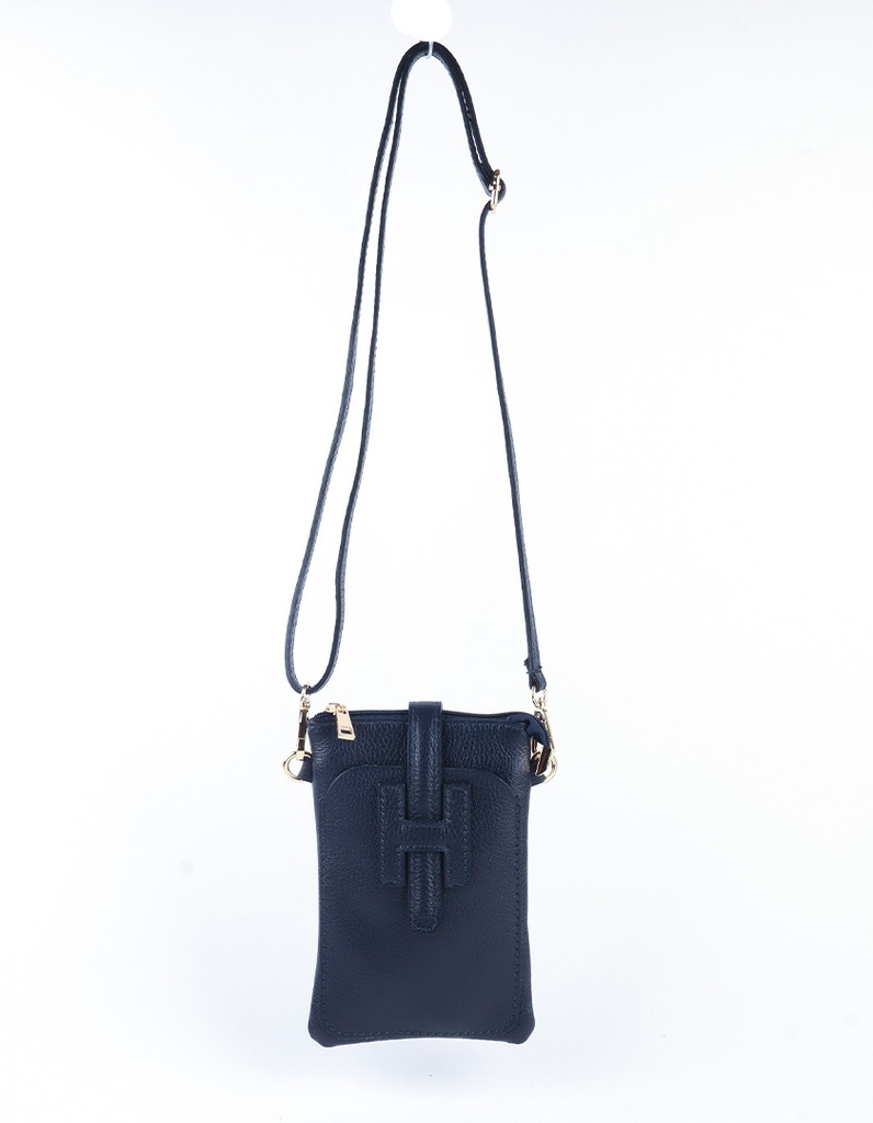Lederen Schoudertas | 552385 (Donkerblauw)