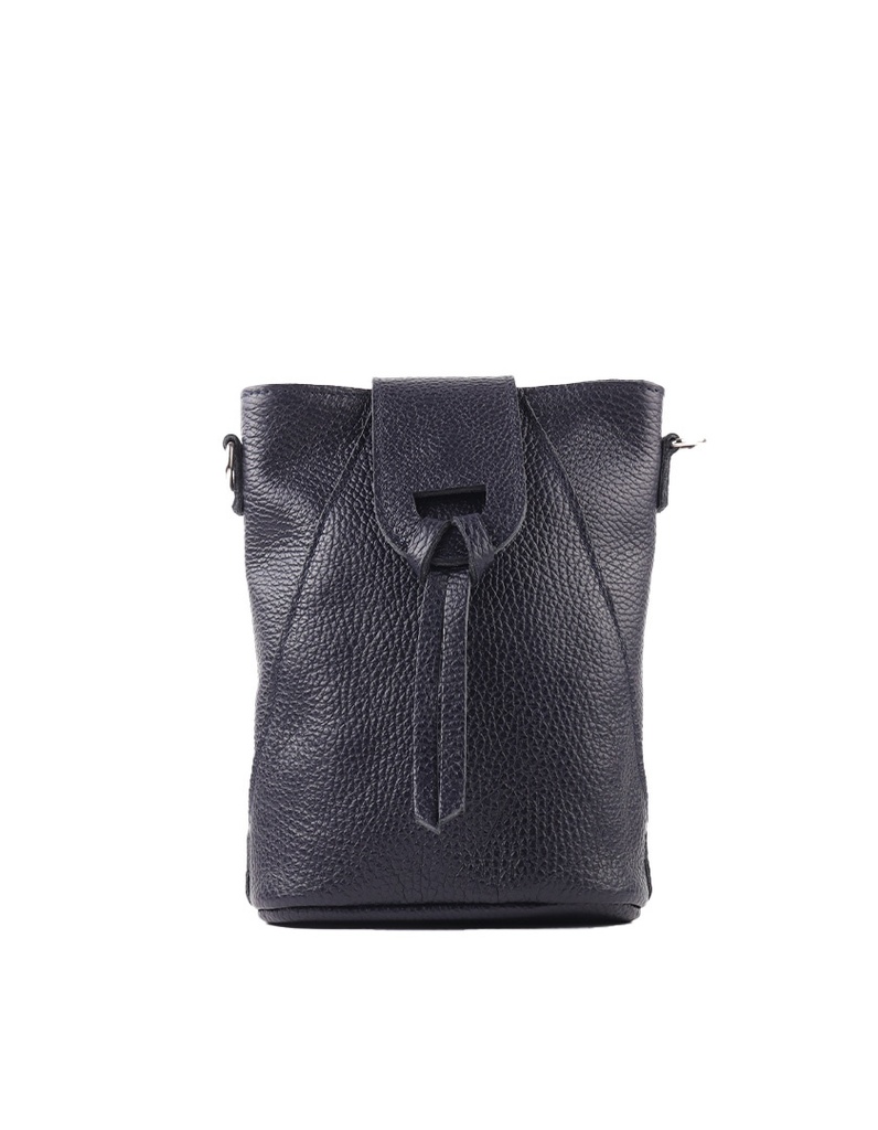 Lederen Schoudertas | 552500 (Zwart)