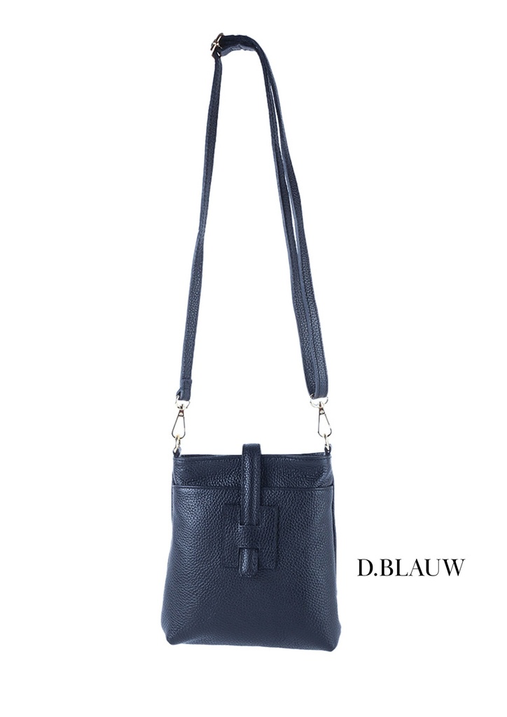 Lederen Schoudertas | 552372 (Donkerblauw)