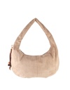 Kunstlederen suede schoudertas | 40095