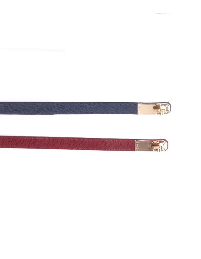 Lederen riem | 5591390 (Donkerblauw)