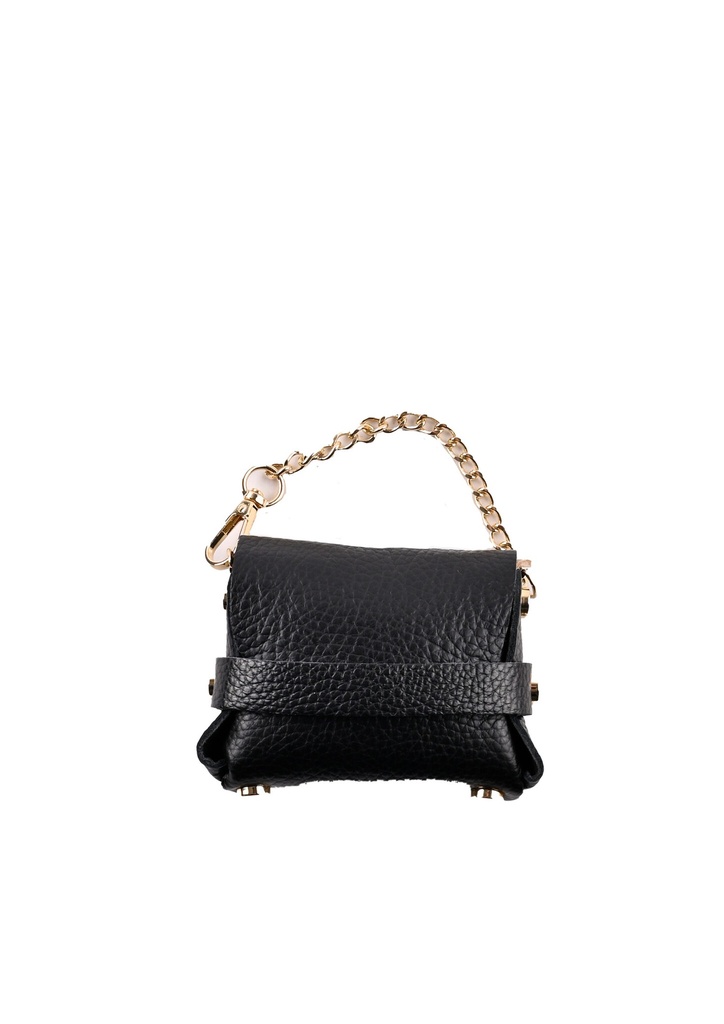 Lederen tassenhanger | 559148 (Zwart)