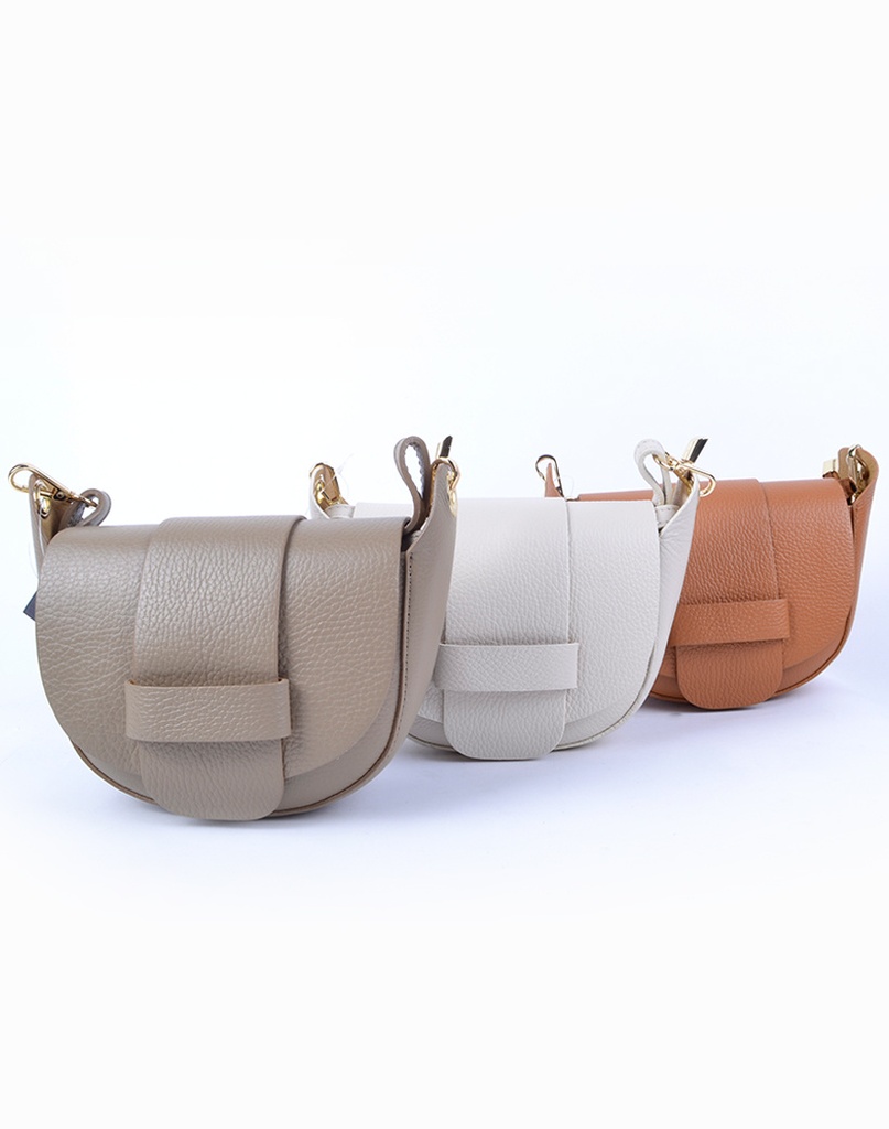 Lederen schoudertas | 552743 (Camel)