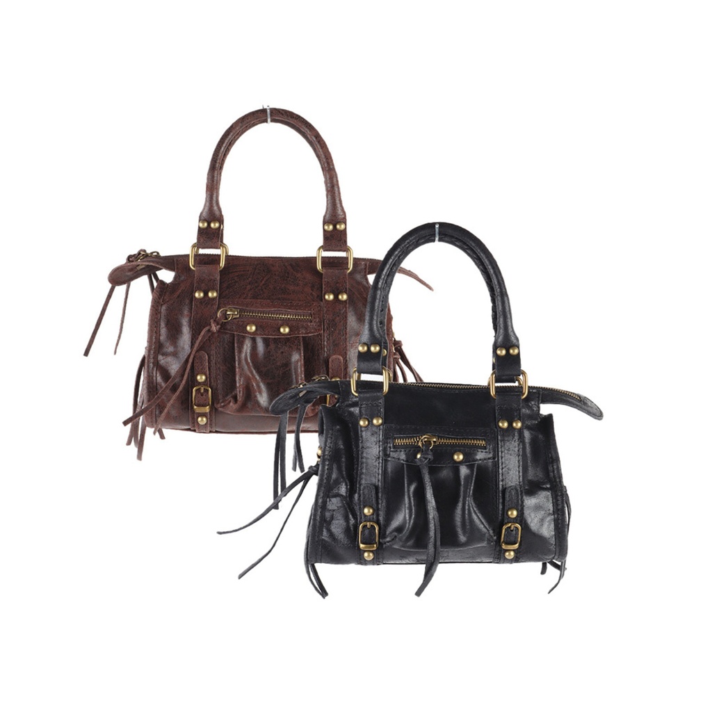 Lederen handtas | SS26 | 552928