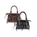 Lederen handtas | SS26 | 552928