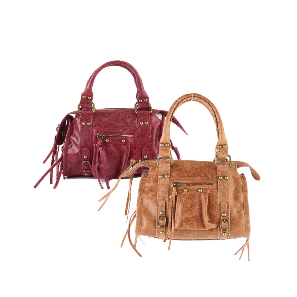 Lederen handtas | SS26 | 552928