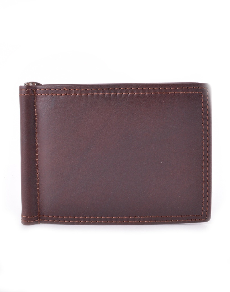 Lederen mannen portemonnee/pasjeshouder | 300049